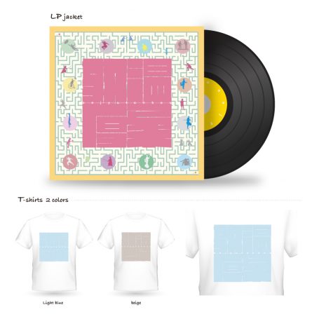 LP　LPジャケット　Tシャツ　柔和　ハッピー　温柔敦厚